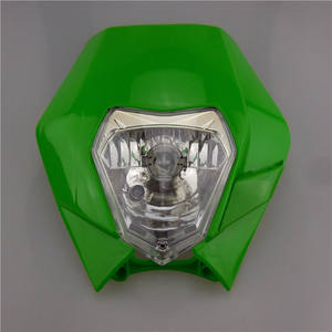 Phare de moto Ghost Face, phare de moto tout-terrain, phare de rechange adapté aux modèles Huayang et Bosoer - Product Image 2