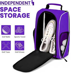 Football Golf bottes anti-poussière fermeture éclair étanche école chaussure stockage balle organisateur <span class=keywords><strong>fourre</strong></span>-tout unisexe Portable sport sac de rangement - Product Image 4