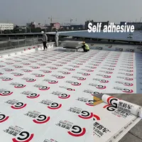 SBS Ersatz selbst klebende wasserdichte Membran Dach Bitumen Membran UV widerstehen mehr als 25 Jahre