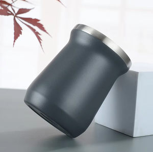 Originale Tradizionale Mate <span class=keywords><strong>Argentino</strong></span> da 8oz in Acciaio Inossidabile con Stampa a Trasferimento ad Acqua Effetto Legno - Product Image 3