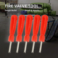 Outil à main automobile double pour le retrait du noyau de valve de pneu