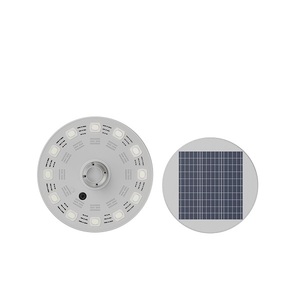 Lámpara Solar LED de Jardín de 240W con 12 Cabezales, Tipo UFO Redondo, Clasificación IP67, Cuerpo de Aluminio con Fuente de Alimentación para Uso en Exteriores - Product Image 3