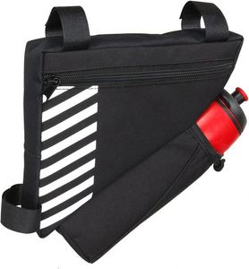 Échantillon gratuit : Sacoche triangulaire personnalisée imperméable pour cadre de vélo de montagne, avec fermeture éclair, pour tube avant de vélo - Product Image 5