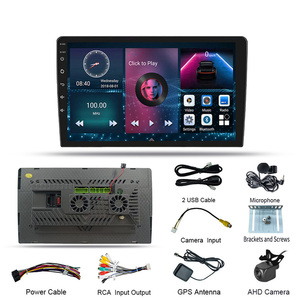 <span class=keywords><strong>Autoradio</strong></span> Android double <span class=keywords><strong>DIN</strong></span> 9 pouces avec écran tactile IPS, lecteur DVD, système de navigation GPS et radio audio – Expédition depuis l'entrepôt américain - Product Image 6