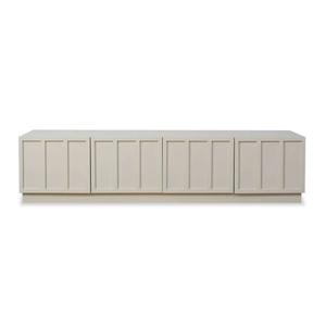 Meuble TV <span class=keywords><strong>en</strong></span> bois naturel de style moderne, unité de rangement KD pour téléviseur de 70 <span class=keywords><strong>pouces</strong></span> - Product Image 6