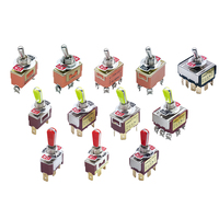 Interrupteur à bascule miniature 4PDT 12 broches MTS-402 interrupteurs ON-ON 5A 250V 2A