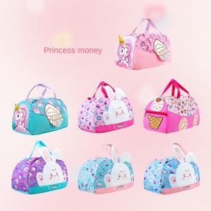 Sac de voyage léger de grande capacité pour les étudiants de 6 à 15 ans Nouveau design décontracté avec fermeture à glissière Cartoon Rabbit Dinosaur - Product Image 3