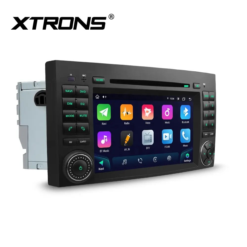 XTRONS 7 "Car Stereo per Mercedes Vito W639 W169 W906 W245 VW Crafter Car Screen Android 13 64GB Carplay 4G LTE navigazione GPS