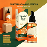 Sérum à la vitamine C OEM ODM, antioxydant, éclaircissant, anti-âge, réduit les ridules, atténue les taches brunes, soin du visage 30 ml, étiquette privée personnalisée