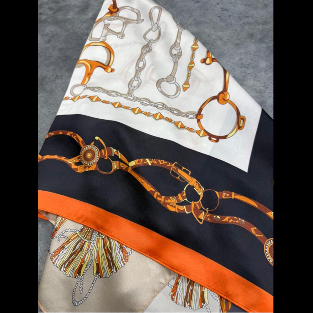 Burnt Orange & Classic Beige