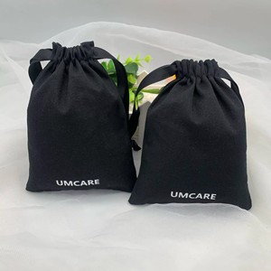 Bolsa de Regalo de Lona de Algodón Ecológica y Duradera con Cordón, Impresa con Logotipo Personalizado, para Empacar Celulares y Aretes - Product Image 3