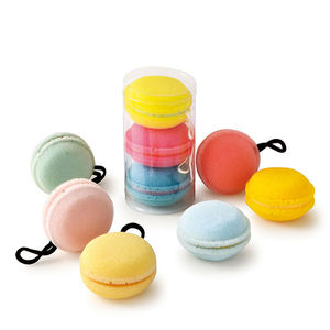 Customized Creative Bath Sponge in Hamburger Cake Fruit Macaron Ice Cream Shapes Long Body Brush Made of Bristle - Product Image 4