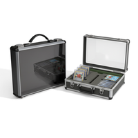 Boîte de rangement personnalisable en aluminium pour cartes gradées, étui transparent en acrylique pour cartes sportives compatible avec PSA BGS CSG GSC Top Loader