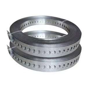 Bandas de acero perforado Sgcc Dx51d, tiras de acero galvanizado coreano, cinta Z40, precio por bobina - Product Image 1