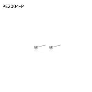 เอมี่ เอมี่ต่างหูสแตนเลสทรงกลมคลาสสิกของขวัญเครื่องประดับสตรี PE2004 - Product Image 1