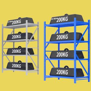 Étagères de garage sans boulons robustes - Unités de rangement - 4 niveaux - Étagère XieDa - Product Image 2