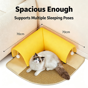 Cat Tunnel Cooling <b>Nest</b> Kitten Summer Sleep Drilling Hole Cat House Internet-famous Cat Villa Summer Cooling Cat Toy <b>Nest</b> - Product Image 4