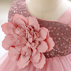 Niña Nueva flor Vestido de princesa con mangas voladoras Tutu Short R <span class=keywords><strong>Piano</strong></span> Performance Vestido de <span class=keywords><strong>Ballet</strong></span> <span class=keywords><strong>para</strong></span> niñas - Product Image 4