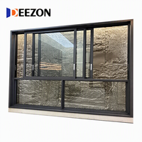 Ventanas Corredizas de Aluminio DEEZON Resistentes a Huracanes, Ventanas Corredizas de Aluminio con Doble Vidrio de Alta Eficiencia Energética