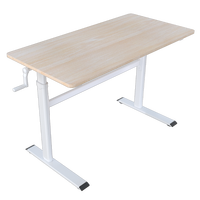 Meilleure vente en gros kit de base de levage de bureau sur pied en bois personnalisable accessoires de bureau avec cadre debout