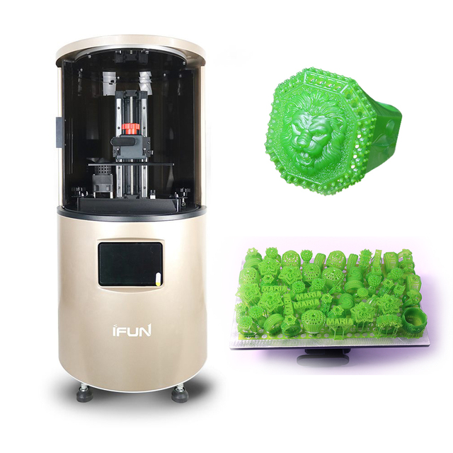 IFUN 14K 3D Printer Is Used for LCD Printing Resin Models, Photocurable Resin Polymer Printing Models