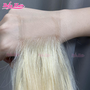 Vente en gros de fermetures en dentelle HD 2x6, cheveux brésiliens non traités, ondulations profondes lâches <span class=keywords><strong>613</strong></span> pour extensions de cheveux en dentelle, cheveux humains - Product Image 2