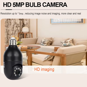 HIKWIFI <span class=keywords><strong>5G</strong></span> 360 Panorámica <span class=keywords><strong>Wifi</strong></span> <span class=keywords><strong>HD</strong></span> Visión Nocturna Ip <span class=keywords><strong>Mini</strong></span> Seguridad Inalámbrica PARA EL Hogar Bombilla PTZ Cámaras de Seguridad PARA EL Hogar - Product Image 3