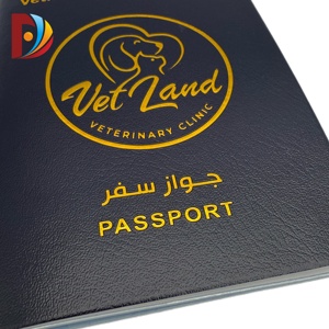 Porta Passaporto Personalizzato con <span class=keywords><strong>Foto</strong></span> di Cani e Gatti, Copertina in Carta Artistica Goffrata, Regalo Commemorativo <span class=keywords><strong>per</strong></span> Amanti degli Animali - Product Image 3