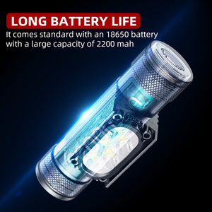 Nhà máy Đèn pha bán cho sạc Led Đèn Pha nhôm Đèn Pha tùy chỉnh xpg3 sst20 tùy chỉnh màu sắc đầy màu sắc LED <span class=keywords><strong>Torch</strong></span> - Product Image 4