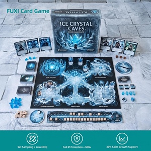 เกมกระดานคารอม Ice Crystal Caves Core Guardians สำหรับครอบครัว สนุกสนานแบบร่วมมือกัน กล่องกระดาษแข็ง พิมพ์สีเต็มรูปแบบ เสริมสร้างการเรียนรู้ 2 - Product Image 3