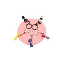 Ensemble de piercing d'haltères vert 15kg support commercial pinces à haltères pour bébé colliers jouet bricolage CHAVEIRO maître haltère porte-clés