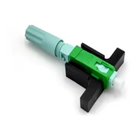 Conector rápido de fibra óptica Tipo de tornillo SC/APC SC/UPC Conector rápido para Terminación de campo de cable de caída FTTH