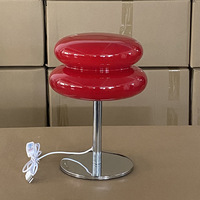 Bauhaus lampe de table lampe à bonbons salon côté chambre beignet verre coréen lampe de table de couchage pour le salon