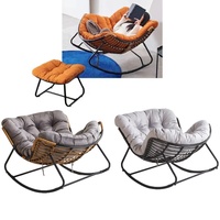 Meubles de salon au Design Unique, canapé inclinable à bascule relaxant pour adultes, chaise à bascule en rotin