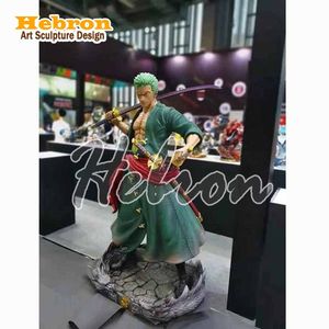 <span class=keywords><strong>Figurine</strong></span> d'action Zoro grandeur nature avec épée, <span class=keywords><strong>figurine</strong></span> d'anime <span class=keywords><strong>Roronoa</strong></span> Zoro en résine, vente chaude - Product Image 1