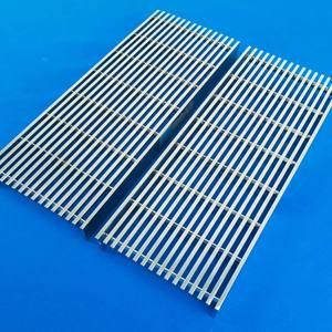 <span class=keywords><strong>Grille</strong></span> de drainage en acier galvanisé sur mesure, durable, en acier inoxydable, pour couverture de caniveau d'eau de pluie et passerelle - Product Image 2