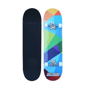 Aluminum Alloy Maple Deck PU Skateboard High Rebound PU Wheel And Wear Resistant Skateboard