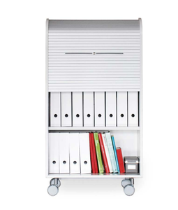 Armadio Moderno Personalizzabile con Ante Scorrevoli a Tamburo, Regolabile, per Ufficio e Officina, Prodotto in Fabbrica - Product Image 4