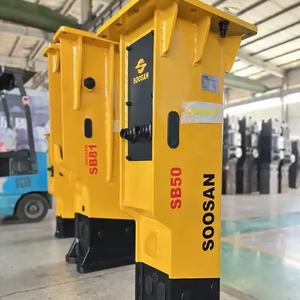 Martillo hidráulico SOOSAN-Modelo SB 50 martillo de roca tipo caja para miniexcavadoras cargadoras y minicargadoras para excavar. - Product Image 4