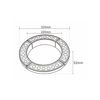 Projecteur LED pour arbres, étanche, 12W 18W 24W, éclairage extérieur pour aménagement paysager