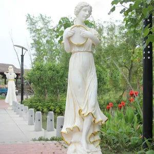 Garden Decoration Life Size Lady Sculpture Resin Woman Statue