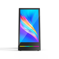 Pantalla LCD Portátil para Exteriores de 43 Pulgadas con Clasificación IP65, Sistema Operativo Android, Pantalla Táctil, Batería Recargable Integrada, Brillo de 1500 Nit