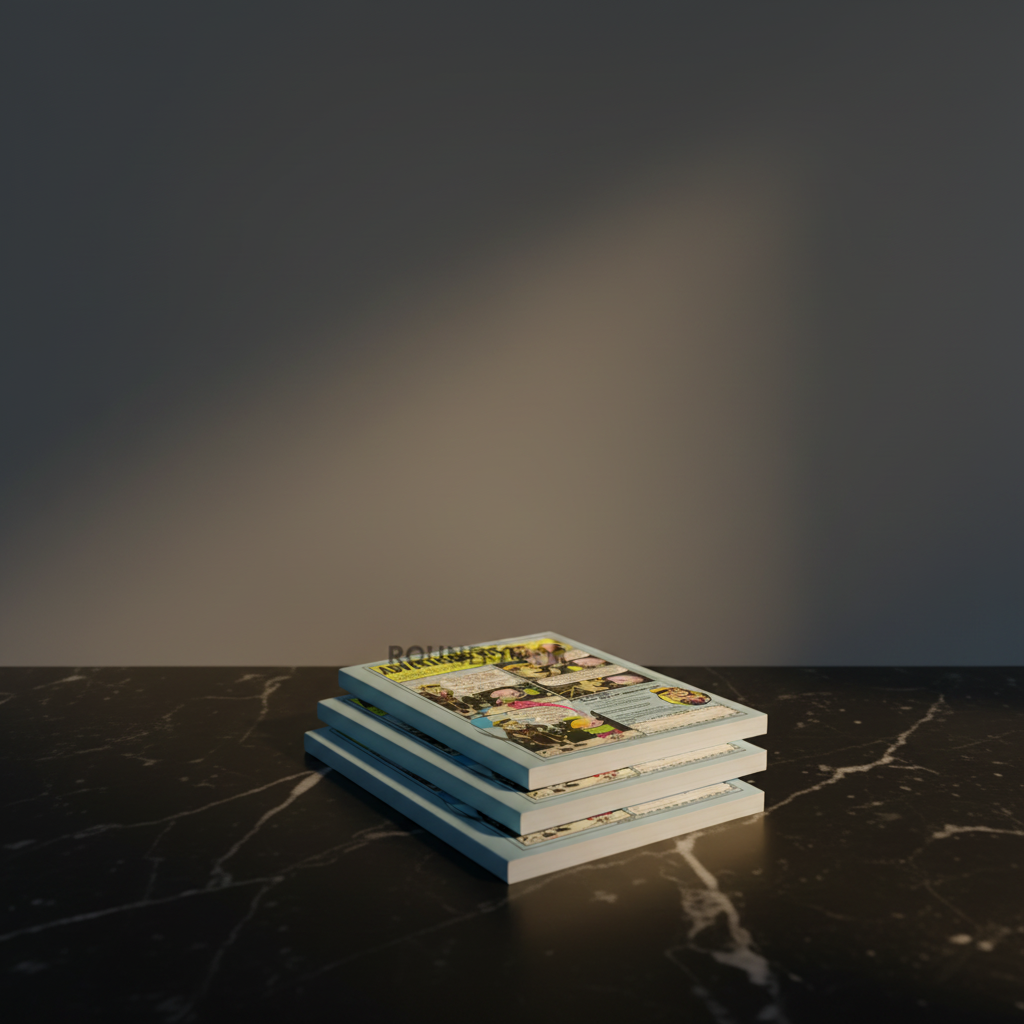 Custom Book Printing Service For Comic Coloring & Soft Cover Books On Cardboard/Paper With Offset Printing (A4 Size)