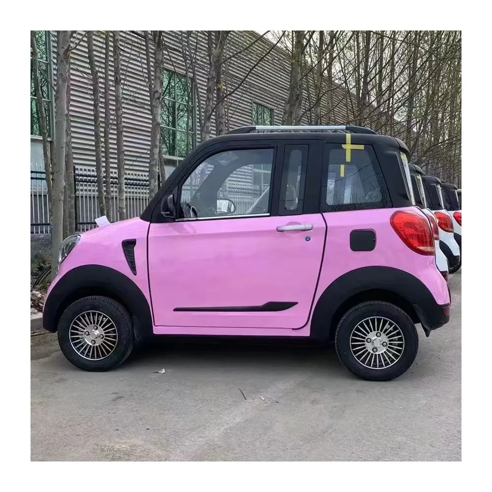 Pequeño nuevo Shandong Commercial E Car Vehicle para Ancianos/Barato de baja velocidad Adultos 4 ruedas motrices Mini Electric EV Car Factory