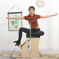 Nouveau Design Pilates Bois Yoga Équipement De Gymnastique Fitness Bois Hêtre Blanc Érable Pilates Wunda Chaise
