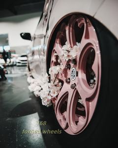 168 Rines de Aleación de Aluminio Personalizados en Forma de Corazón Rosa para Carreras de Arrastre, Rines de 18 Pulgadas para bmw M4 bmw G30 911 Carrera T Carrera S - Product Image 5