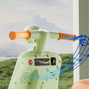 Voiture électrique pour enfants à 3 roues, jouet pour bébé, moto électrique rose pour enfant - Product Image 2