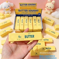 Barre de beurre en PU, jouet anti-stress à rebond lent, unisexe pour adolescents et adultes, décoration de bureau, jouet sensoriel