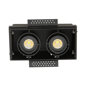 OEM Nhà cung cấp LED tuyến tính lưới tản nhiệt ánh sáng Downlight đèn gián tiếp 2x7W 2x10W GU10 thay thế lưới tản nhiệt Downlight đèn lịch thi đấu - Product Image 5