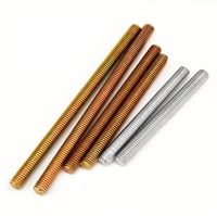 High Quality M12 M6 Zinc Steel Stud & M8 Stainless Steel Threaded Rods M10 Black Full Thread Rods 1M-3M